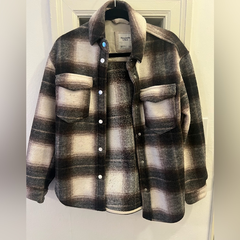 Abercrombie Oversized Flannel Shaket